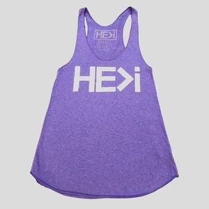 He > I "He is Greater Than I" Christian racerback tank top purple Hawaii